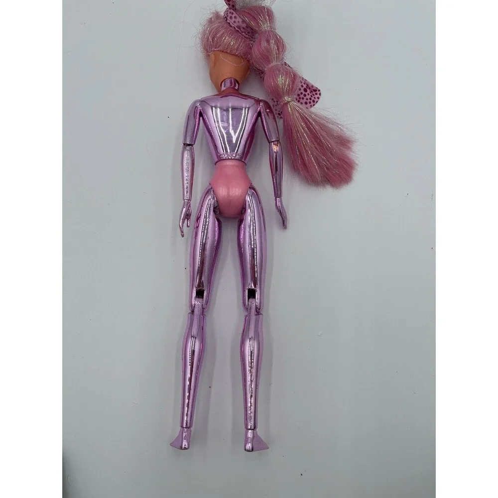 Vintage 1986 Mattel Spectra Lacy Spacy Doll Pink Chrome Cyborg Shimmerons 80s
